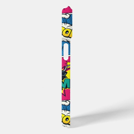 Coques Case-Mate iPhone Style Pop Art - Whimsical Retro Comic Explosion (Verso / Droite)