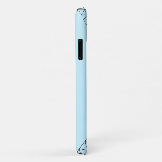 Coques Case-Mate iPhone Style Pyramide Triangle Formes Pastel (Dos/Droite)