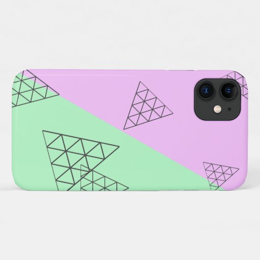 Coques Case-Mate iPhone Style Pyramide Triangle Formes Pastel (Dos (Horizontal))