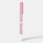 Coques Case-Mate iPhone Style rose clair en forme de blanc massif (Verso / Droite)