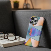 Coques Case-Mate iPhone Stylé rose et bleu Marbre Moderne esthétique