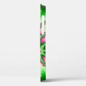Coques Case-Mate iPhone Style rose et vert fractal (Verso / Gauche)