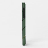 Coques Case-Mate iPhone Style Sage Green & Gold (Dos/Gauche)