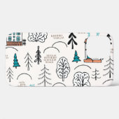 Coques Case-Mate iPhone Style scandinave Maisons Motif forestier (Verso (horizontal))