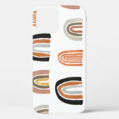 Coques Case-Mate iPhone Style simple Pastel Rainbow pour enfants (Verso)