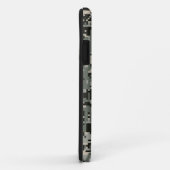 Coques Case-Mate iPhone Style stylo étoile Camouflage numérique kaki (Dos/Droite)