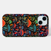 Coques Case-Mate iPhone Style super - Champignons bioluminescents dynamiqu (Verso (horizontal))