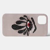 Coques Case-Mate iPhone Style tatouage oculaire gothique (Verso (horizontal))