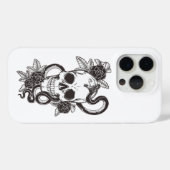 Coques Case-Mate iPhone Style tatouage serpents noirs Imprimer étanche (Verso (horizontal))