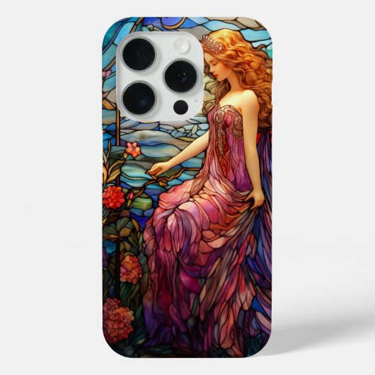 Coques Case-Mate iPhone Style Tiffany Vitrail Verre magique Fée (Verso)