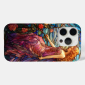 Coques Case-Mate iPhone Style Tiffany Vitrail Verre magique Fée (Verso (horizontal))
