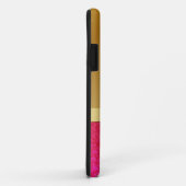 Coques Case-Mate iPhone Stylet rose et goldtone à la mode (Dos/Droite)