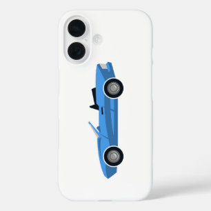 Coques iPhone 16 Stylisé voiture de sport convertible