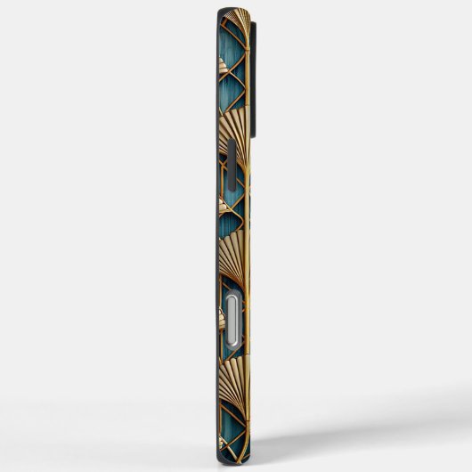 Coques Case-Mate iPhone Stylised 3D Art Deco Fan Design (Verso / Droite)