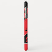 Coques Case-Mate iPhone Stylish Art déco Music Notes Red White (Dos/Gauche)