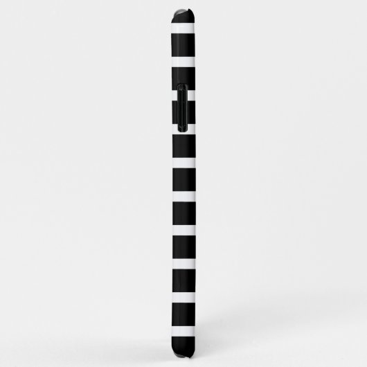 Coques Case-Mate iPhone Stylish Black Panther Cat White (Dos/Droite)