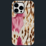 Coque Pour Pour iPhone 14 Pro Max Stylish Girly Rose White Gold Zebra<br><div class="desc">Style Girly Rose Or Blanc Zèbre</div>