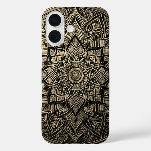 Coques Case-Mate iPhone Stylish Mandala Phone Case for a Sophisticated Tou (Verso)