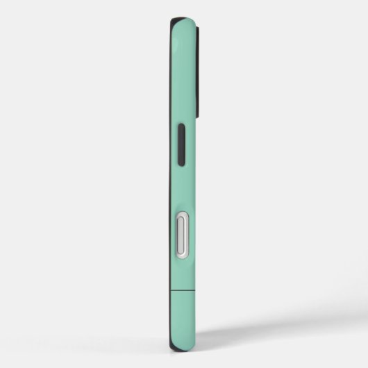 Coques Case-Mate iPhone Stylish Modern Mint Green Personalized Name (Verso / Droite)