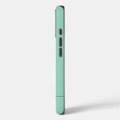 Coques Case-Mate iPhone Stylish Modern Mint Green Personalized Name  (Verso / Gauche)