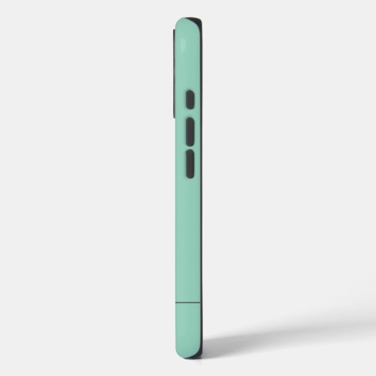 Coques Case-Mate iPhone Stylish Modern Mint Green Personalized Name (Verso / Gauche)