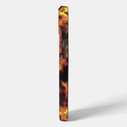 Coques Case-Mate iPhone Stylish rose Monogramme Tortoiseshell (Verso / Gauche)