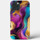 Coques Case-Mate iPhone Stylish Vibrant Coloured Liquid Metal No. 1206 (Verso)