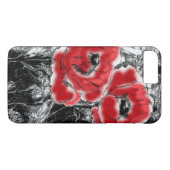 Coques Case-Mate iPhone Stylo dessiné à la main des pavots rouges fleurs f (Dos (Horizontal))