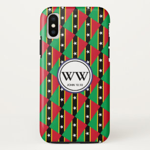 Case-Mate iPhone Case Stylo ST KITTS & NEVIS Monogram Abundant Life