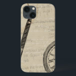 Etui iPhone 13 Stylos-plumes et Watchface avec des notes<br><div class="desc">Ressemble à quelqu'un prenait beaucoup de notes ! Cette peinture contemporaine des stylos-plumes et un watchface illustrent la perte de temps au divers mondain,  mais important,  des activités en nos vies. Obtenez votre copie aujourd'hui !</div>