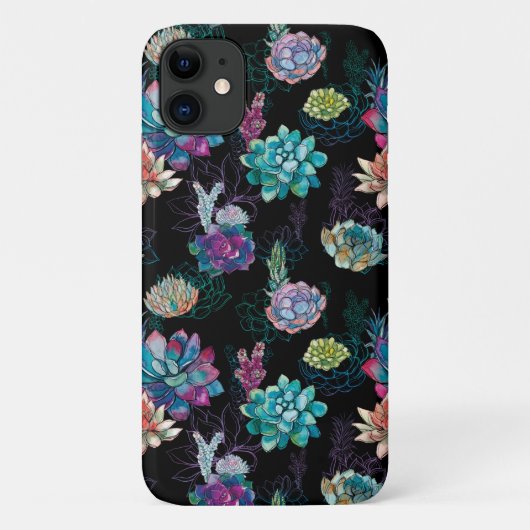 Coques Case-Mate iPhone Succulent Motif sans fil (Dos)