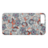 Coques Case-Mate iPhone succulentes orange rose étoile (Dos (Horizontal))