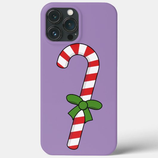 Coques Case-Mate iPhone Sucre de canne avec ruban vert (Verso)