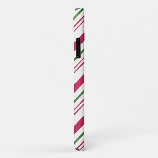 Coques Case-Mate iPhone Sucre de canne de Noël (Dos/Droite)