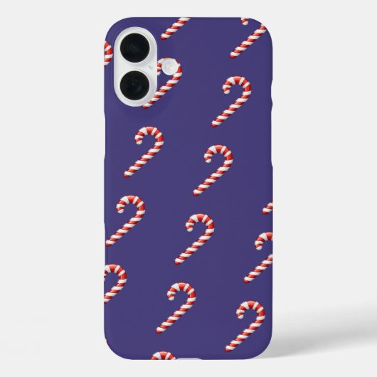 Coques Case-Mate iPhone Sucre de canne de Noël (Verso)