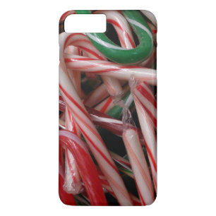 Case-Mate iPhone Case Sucres de canne Noël Vacances Blanc Vert et Rouge