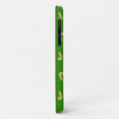 Coques Case-Mate iPhone Sucres de canne rouges et jaunes verts (Dos/Gauche)