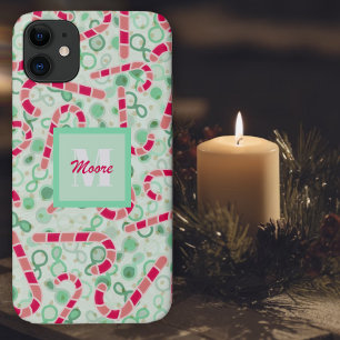 Case-Mate iPhone Case Sucres de canne sur Green Ombre Hybrid Paisley
