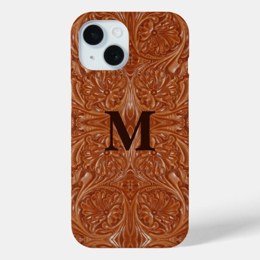 Coques Case-Mate iPhone sud-ouest motif pays occidental à outils cuir (Verso)