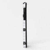Coques Case-Mate iPhone sudoku noir blanc (Dos/Gauche)