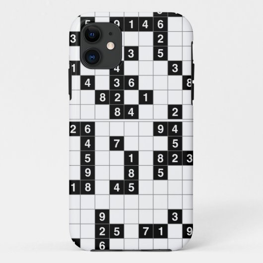 Coques Case-Mate iPhone sudoku noir blanc (Dos)