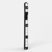 Coques Case-Mate iPhone sudoku noir blanc (Dos/Droite)