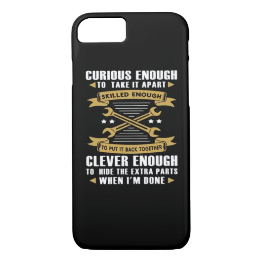 Coques Case-Mate iPhone Suffisamment Curieux Pour L'Apporter Compétence - (Dos)