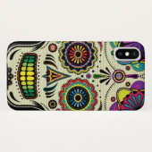 Coques Case-Mate iPhone Sugar Skull Aztec Art (Dos (Horizontal))