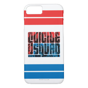 Coques Pour iPhone Suicide Squad   et logo bleu