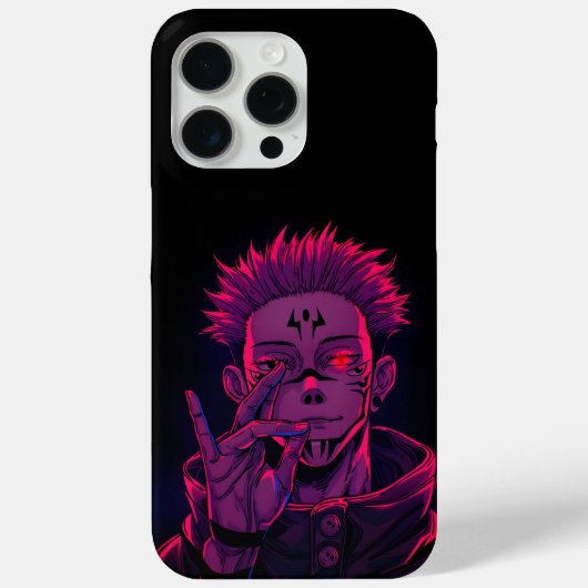Coques Case-Mate iPhone Sukuna Néon Malveillant (Verso)