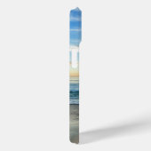 Coques Case-Mate iPhone Summer Beach Blue Nom personnalisé (Verso / Droite)