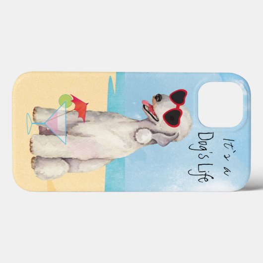 Coques Case-Mate iPhone Summer Bedlington Terrier (Verso (horizontal))