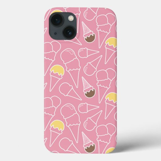Coques Case-Mate iPhone Summer Ice Cream Pattern (Verso)