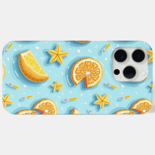 Coques Case-Mate iPhone SUMMER LEMON iPHONE 15 PRO MAX CASE (Verso (horizontal))